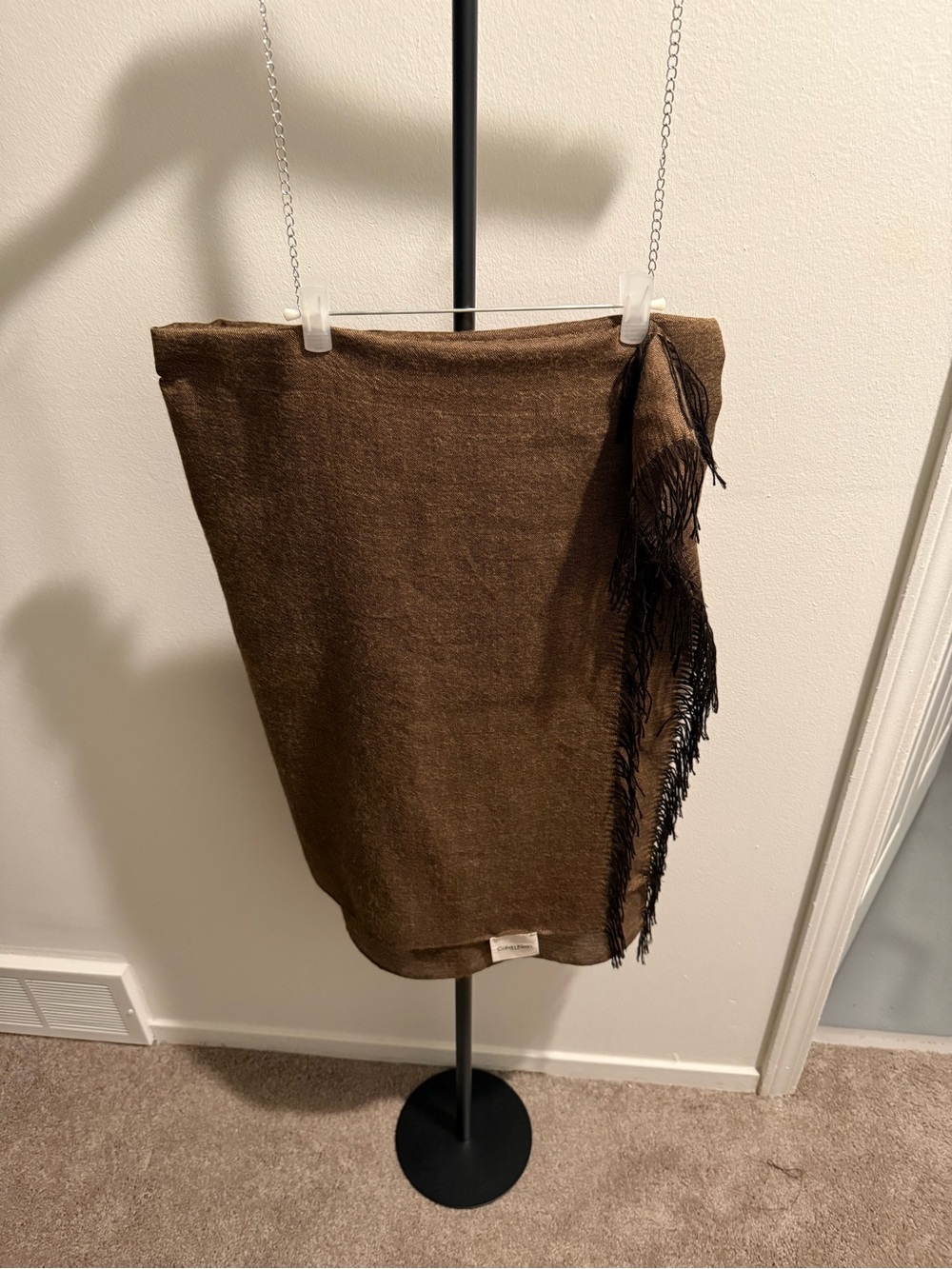 Calvin Klein Brown Sofa throw blanket